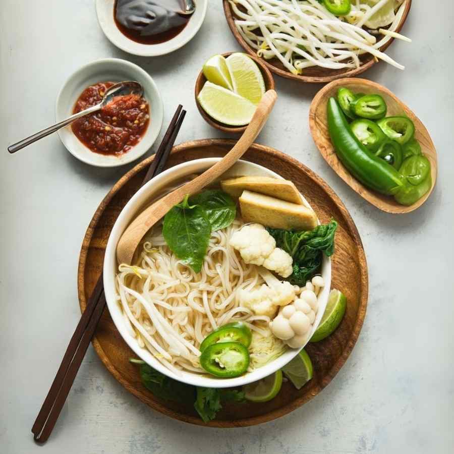 Binh Tay Vegan Instant Rice Pho Noodles 75g (Pho Chay) - Image 3