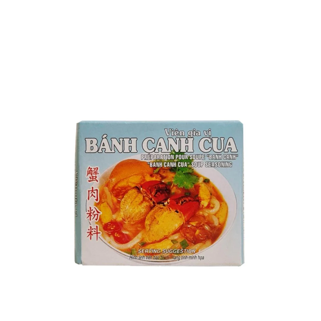 Spice Cube Crab Noodle 75g (Vien Gia Vi Bao Long Banh Canh Cua)