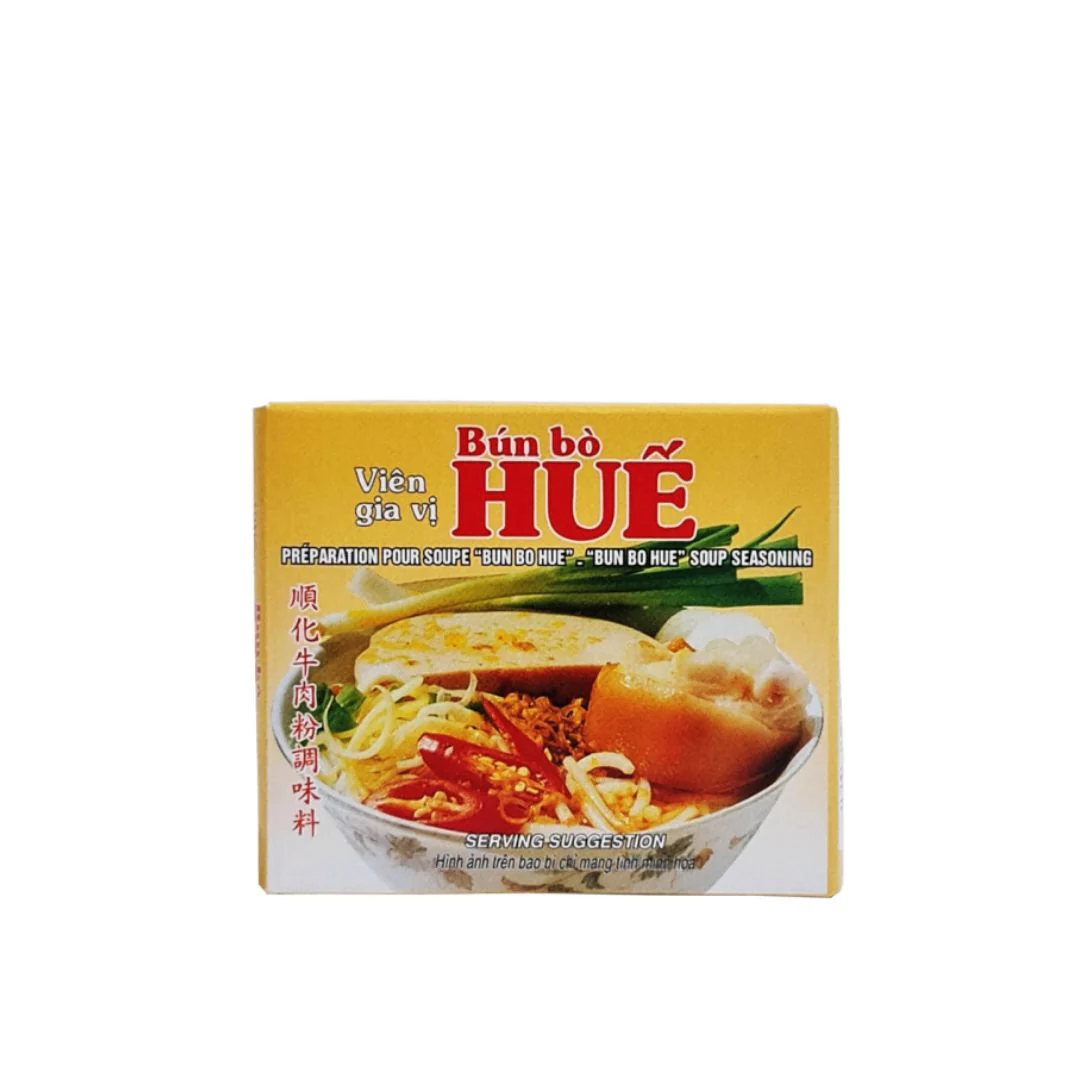 Spice Cube Hue Noodle 75g (Vien Gia Vi Bao Long Bun Bo Hue)