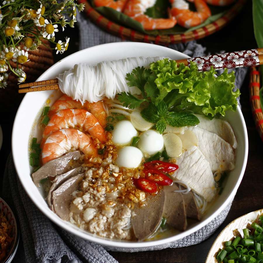 Bundle of 12 Boxes Spice Cube Nam Vang Noodle 75g (Vien Gia Vi Bao Long Hu Tieu Nam Vang) - Image 2
