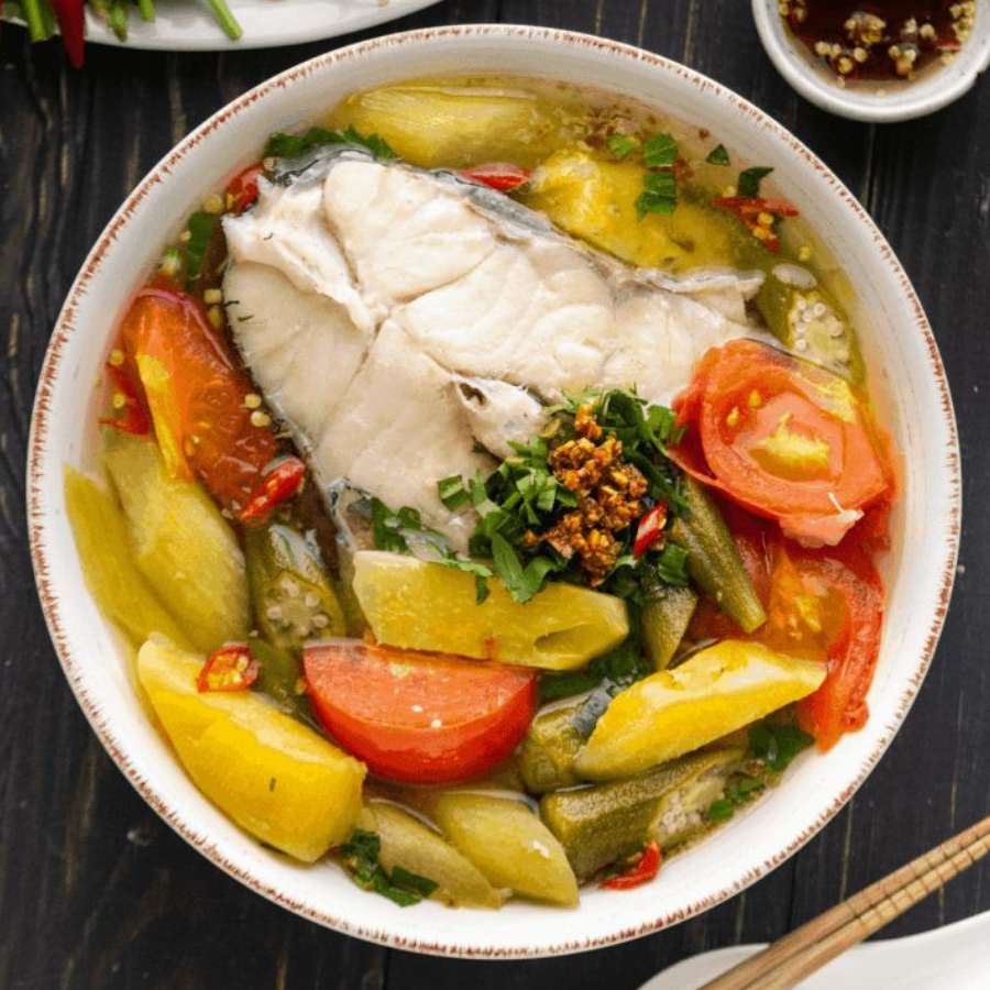 Bundle of 12 Boxes Spice Cube Sour Soup 75g (Vien Gia Vi Bao Long Canh Chua) - Image 2