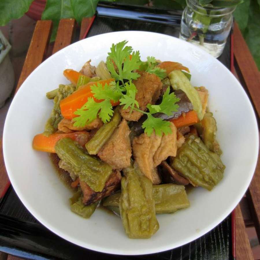 Bundle of 12 Boxes Spice Cube Stew Veg 75g (Vien Gia Vi Bao Long Kho Chay) - Image 2