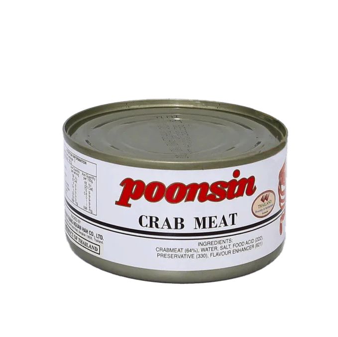 Poonsin Crab Meat In Brine 170g (thit cua hop) - Image 2