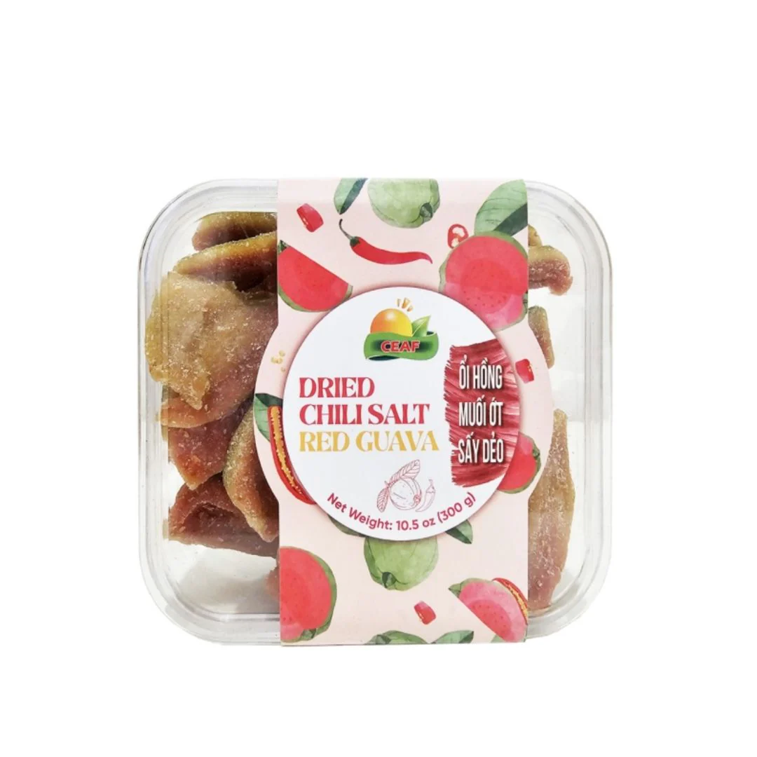 Ceaf Dried Chilli Salt Red Guava 300g (Oi Hong Muoi Ot Say Deo)