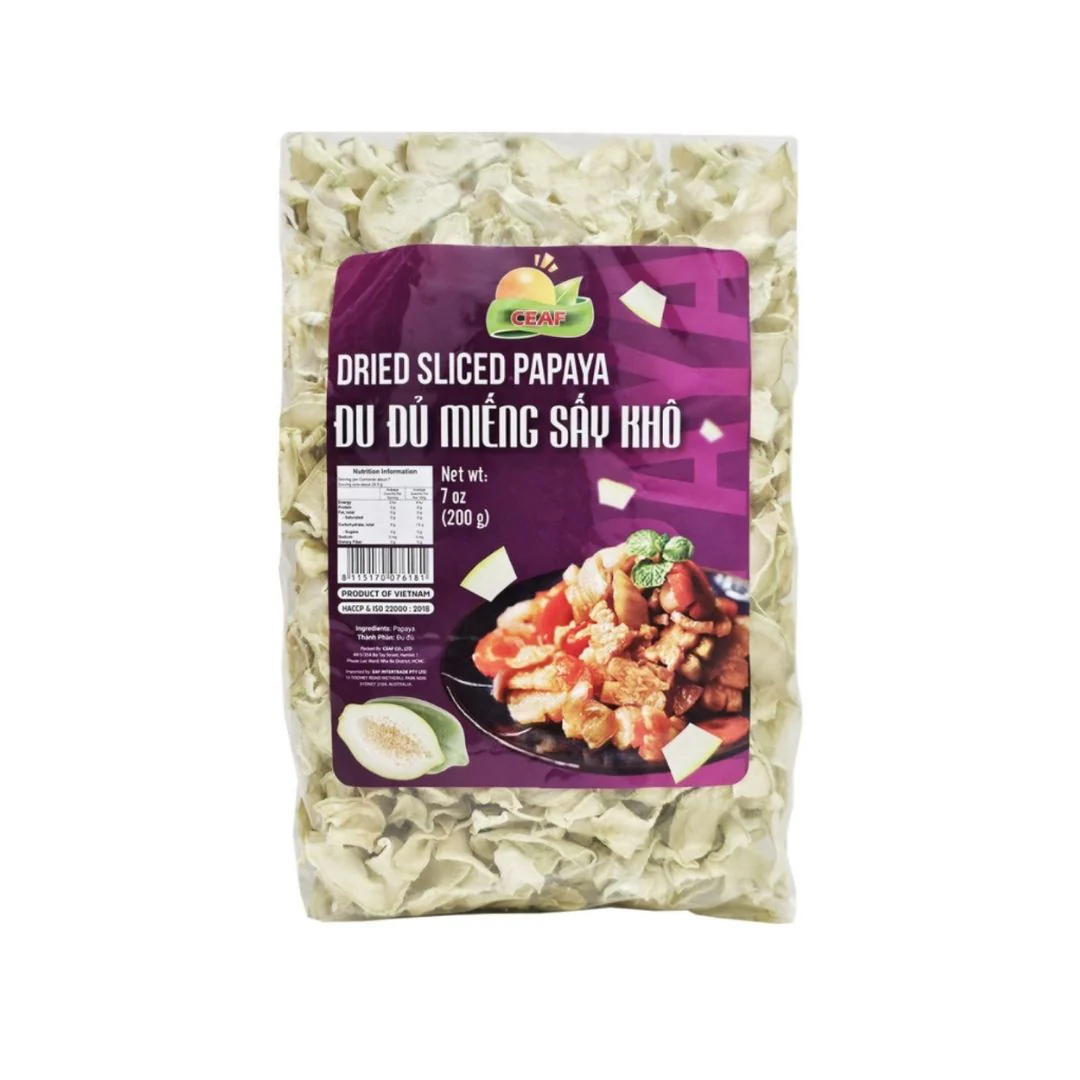 Ceaf Dried Sliced Papaya 200g (Du Du Mieng Say Kho)