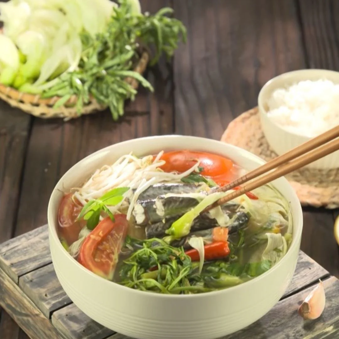 Ceaf White Sesbania Flower Sour Soup 100g (Canh Chua Bong So Dua) - Image 2