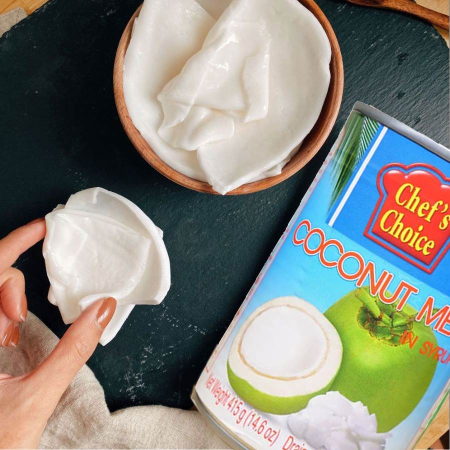 Chef's Choice Coconut Meat in Syrup 415g (Thit Dua Ngam) - Image 2