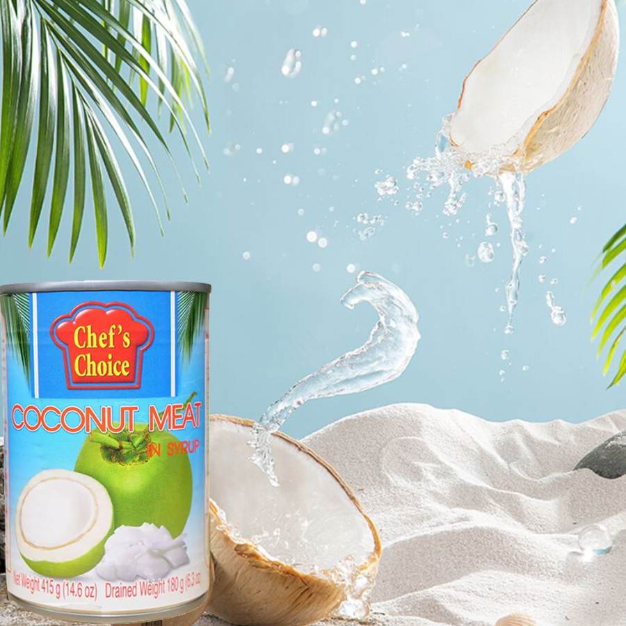 Chef's Choice Coconut Meat in Syrup 415g (Thit Dua Ngam) - Image 3