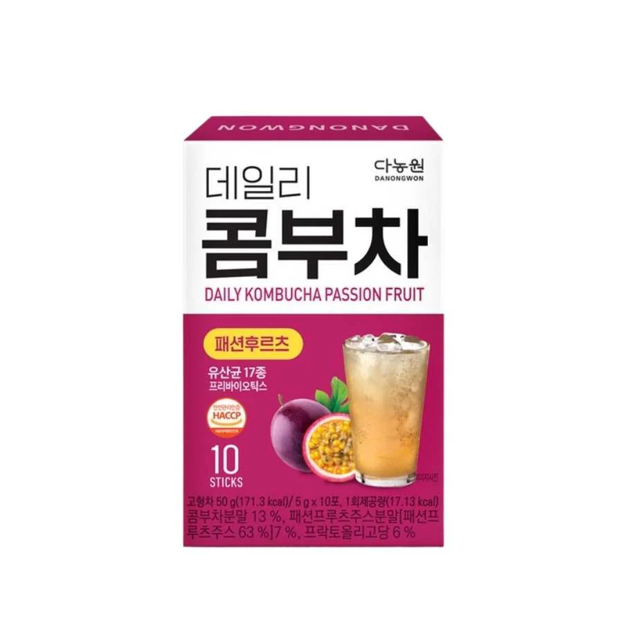 Daily Kombucha Passionfruit 10x5g sachets (Giam Tra)