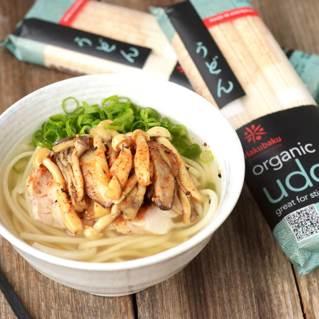 Hakubaku Organic Udon Noodle 270g (Mi) - Image 2