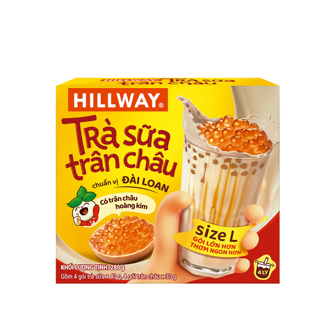 Hillway Bubble Milk Tea 280g, 4 Servings (Tra Sua Tran Chau)