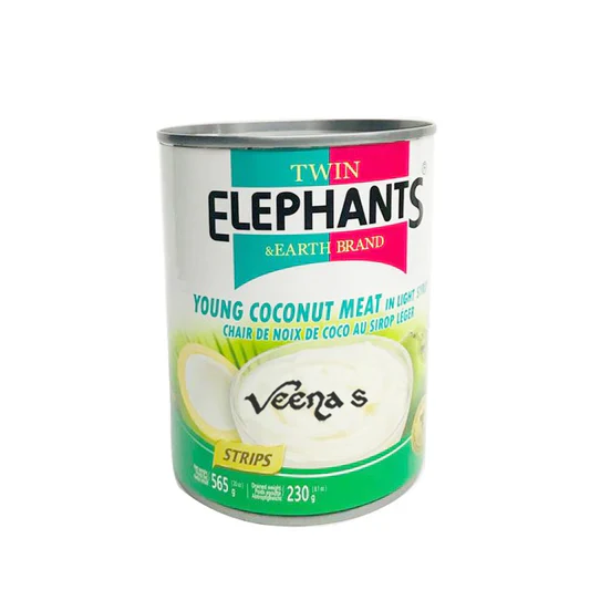 Twin Elephants Coconut Meat Strips 565g (Dua Hop)