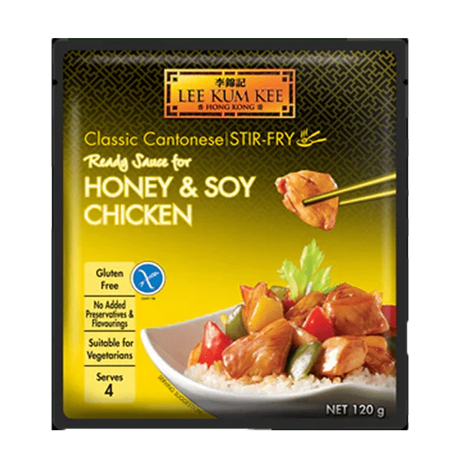 Lee Kum Kee Ready Sauce For Honey & Soy Chicken GF 120G
