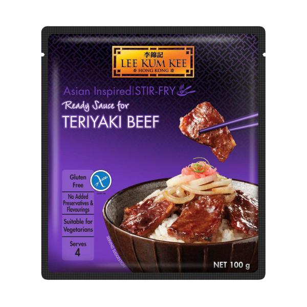 Lee Kum Kee Ready Sauce Teriyaki Beef Gf 100g