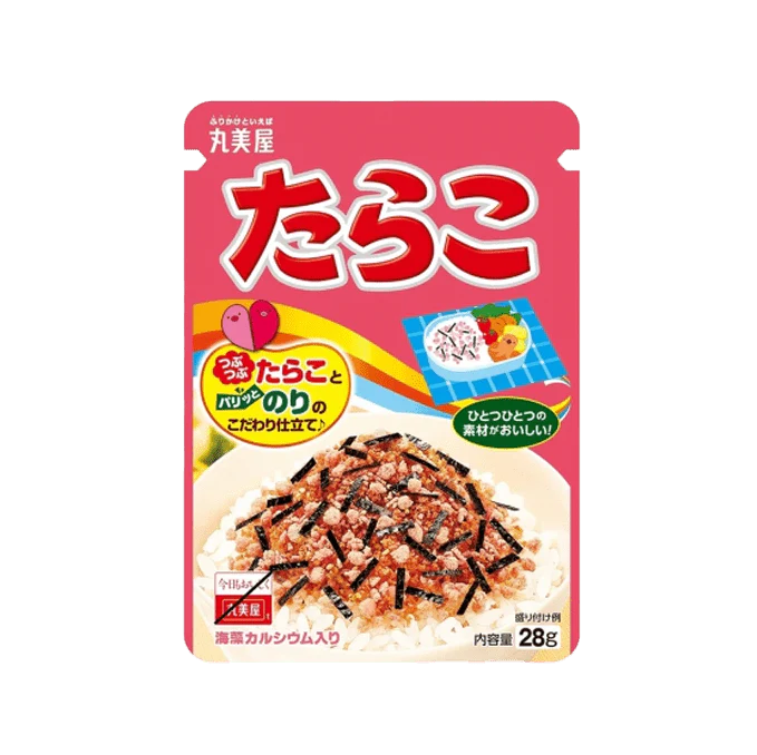 Marumiya Furikake Tarako 28g (Gia vi rac com vi trung ca tuyet)