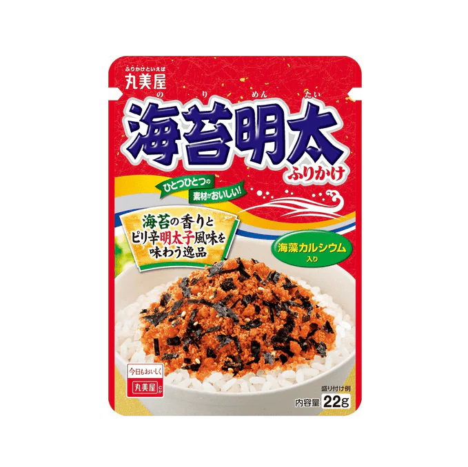 Marumiya Seaweed Mentaiko Furikake 22g (Gia vi tron com vi ca hoi va rong bien)