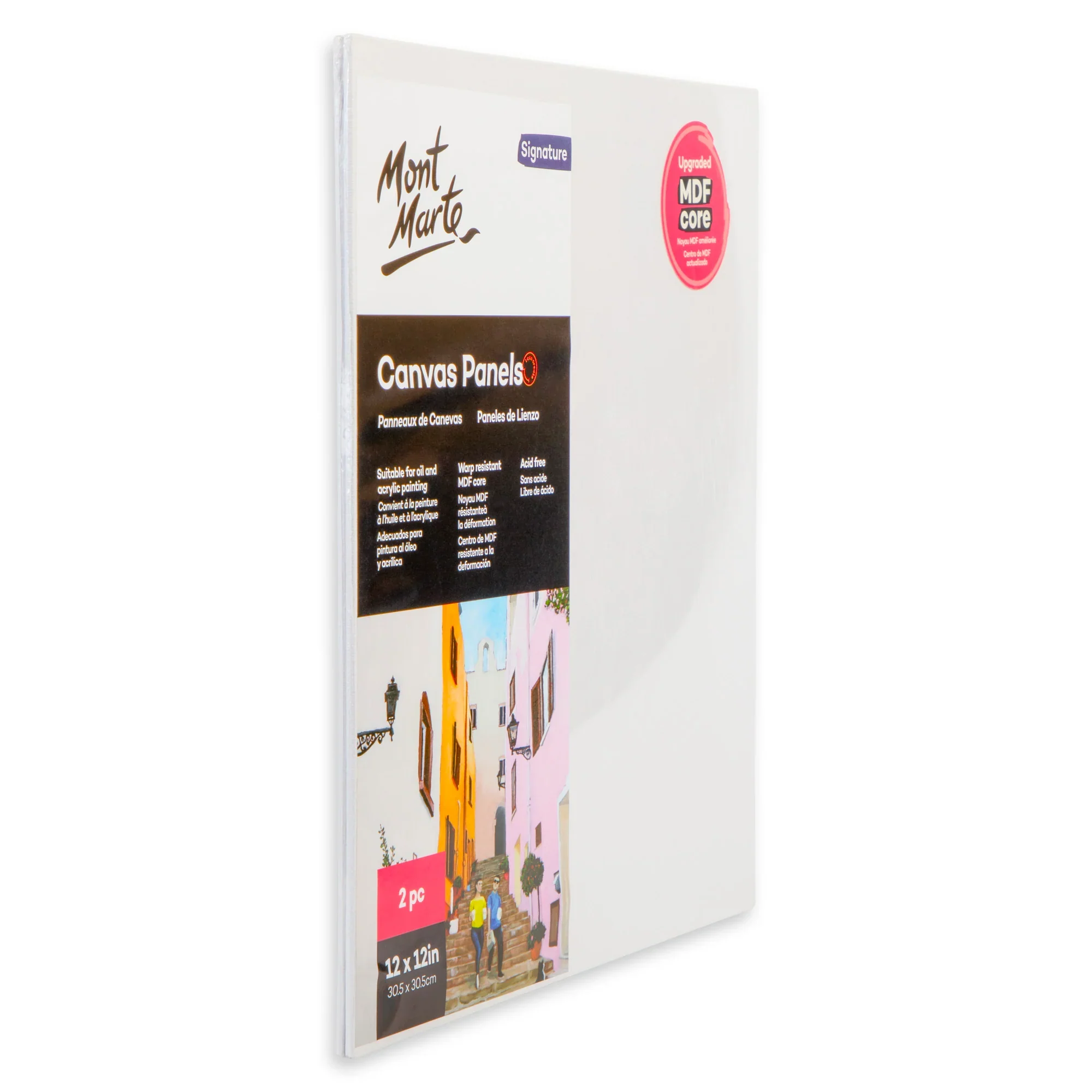 Mont Marte Canvas Panels 30.5 x 30.5cm (Pack of 2) - Image 4