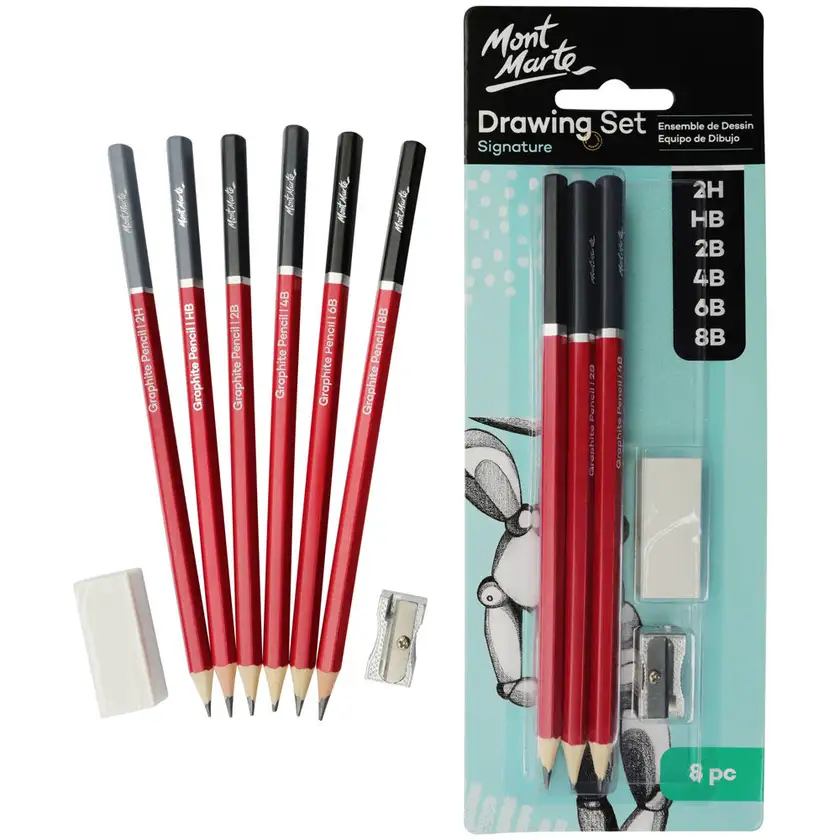 Mont Marte Drawing Set Signature Series 8PC - Image 3