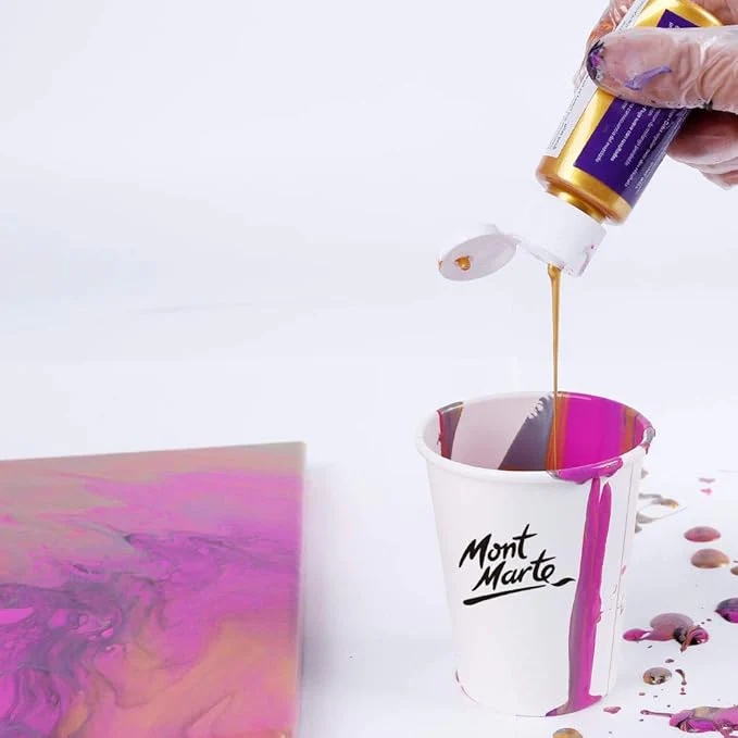 Mont Marte Pouring Acrylic 60ml 4pc - Cosmic - Image 3