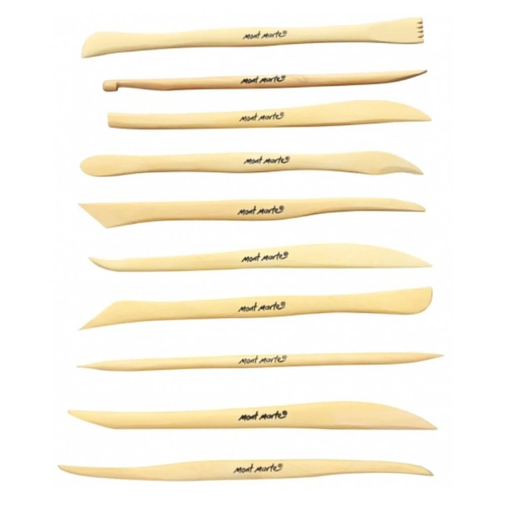 Mont Marte Sculpting - Mini Boxwood Modelling Tools 10pc - Image 3