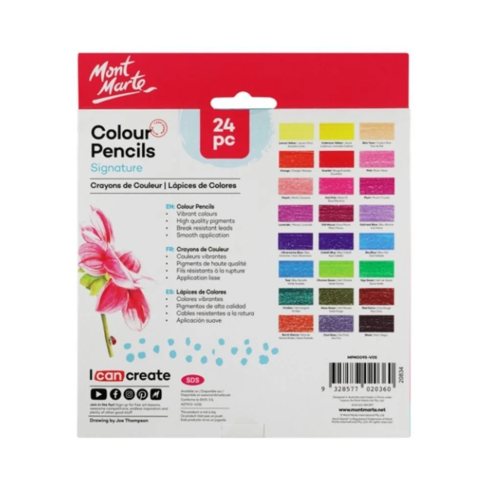 Mont Marte Signature Colour Pencils 24pc - Image 4