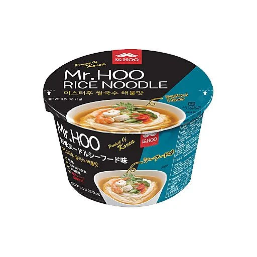 Mr. Hoo Big Rice Noodle Seafood 92g Bowl (mi gao Mr.Hoo vi hai san) - Image 2