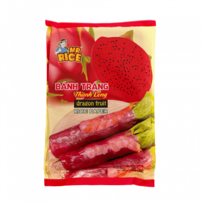 Mr Rice Rice Paper Dragon Fruit 200g (Banh Trang Thanh Long)