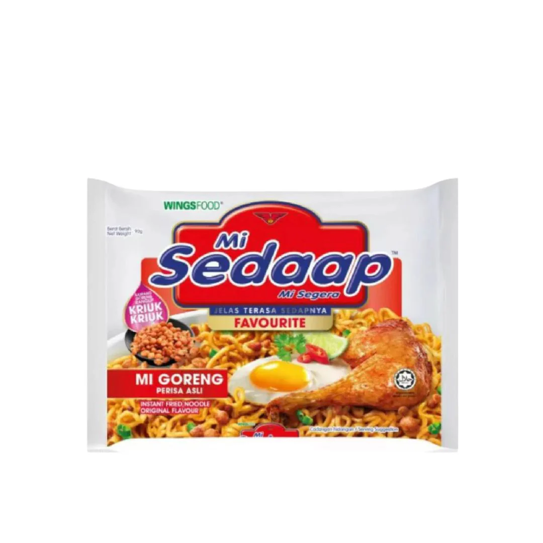 Sedaap Mi Goreng Perisa Asli 90g (Mi Goi)