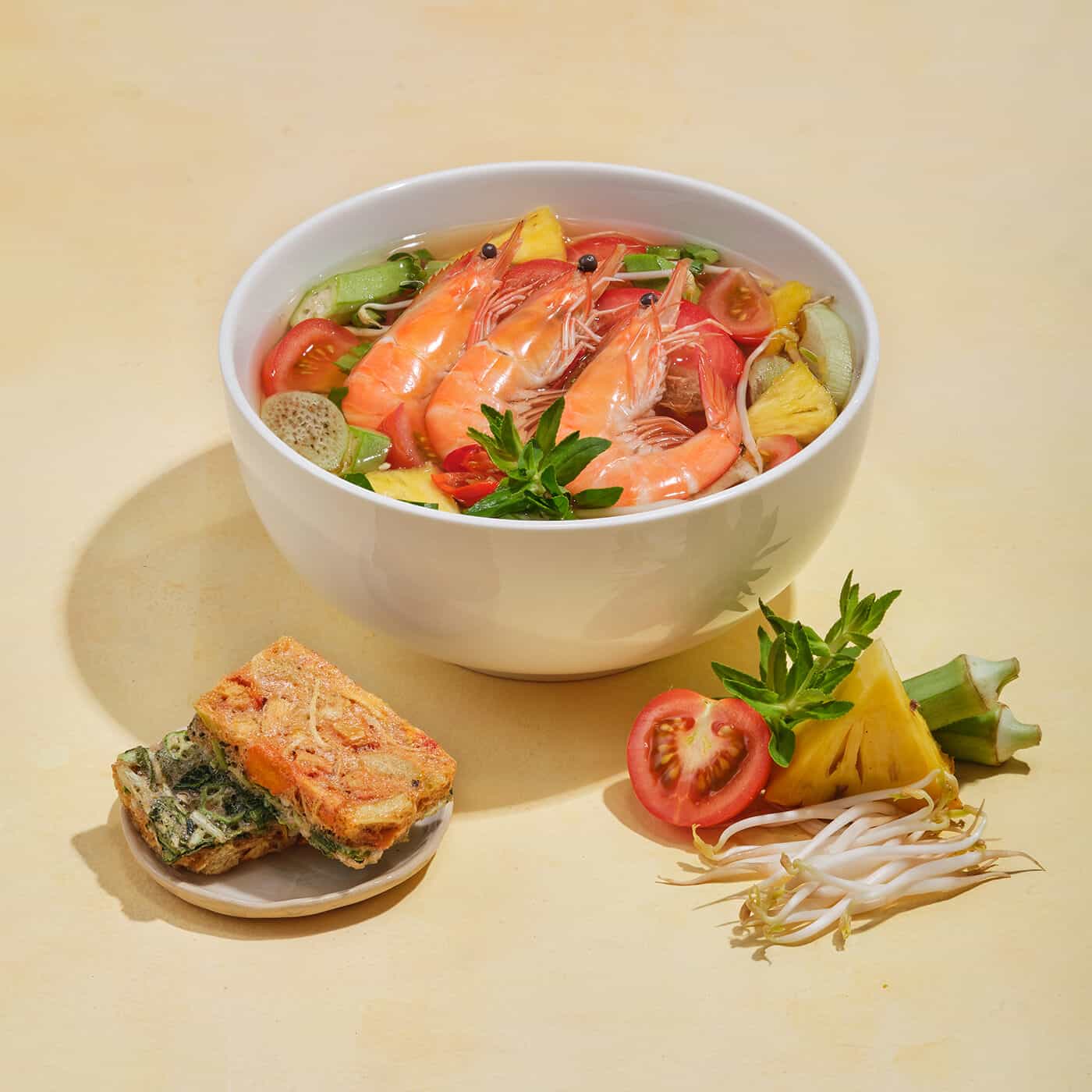 SUP Shrimp Sweet And Sour Soup - Gluten-free 5 Sachets A Box (Canh Chua Tom) - Image 2