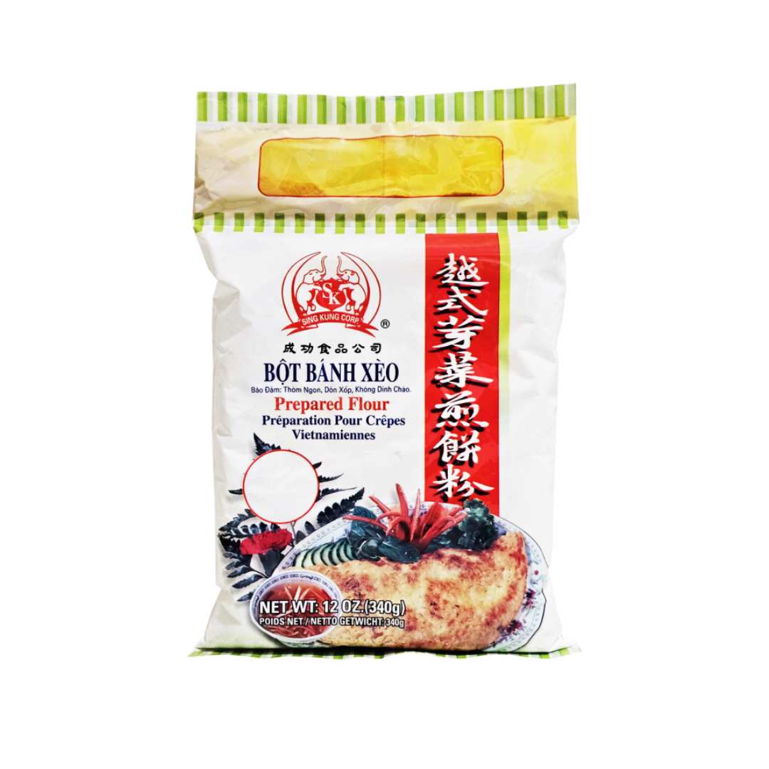 Sing Kung Prepared Flour For Crispy Pancake 340g (Bot Banh Xeo 2 Con Voi)