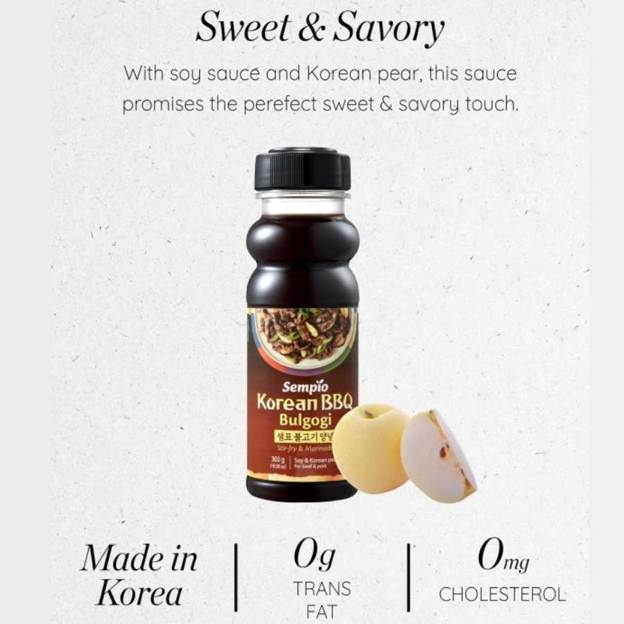 Sempio Korean Bbq Bulgogi Sauce 300ml (Sot Uop Han Quoc) - Image 3