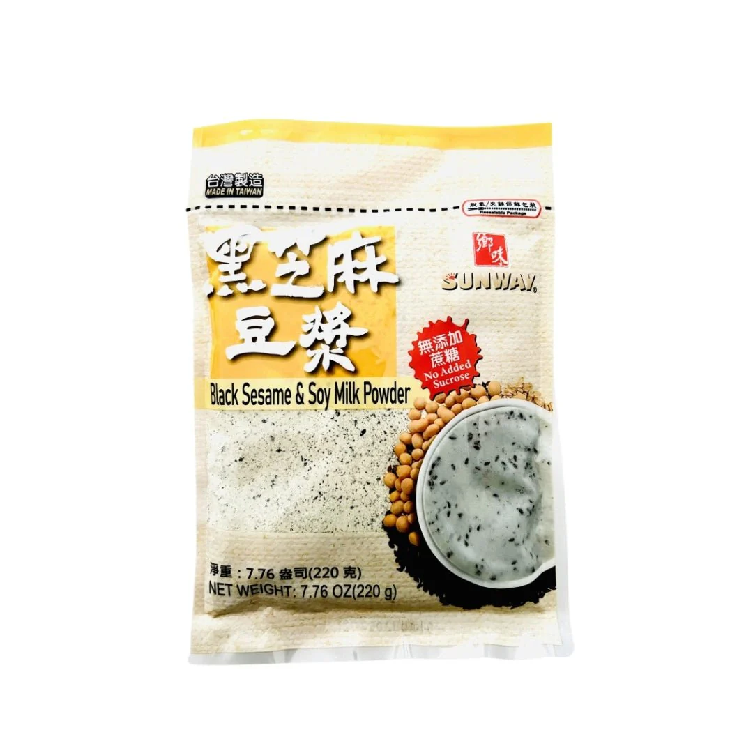 Sunway Black Sesame Soy Milk Powder 220g (Bot Sua Dau Nanh Me Den)