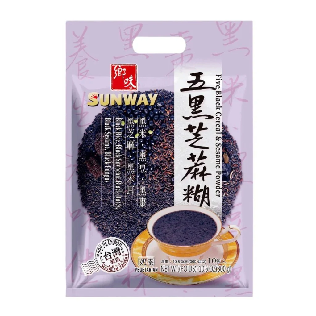 Sunway Five Black Cereal & Sesame Powder (鄉味-五黑芝麻糊)