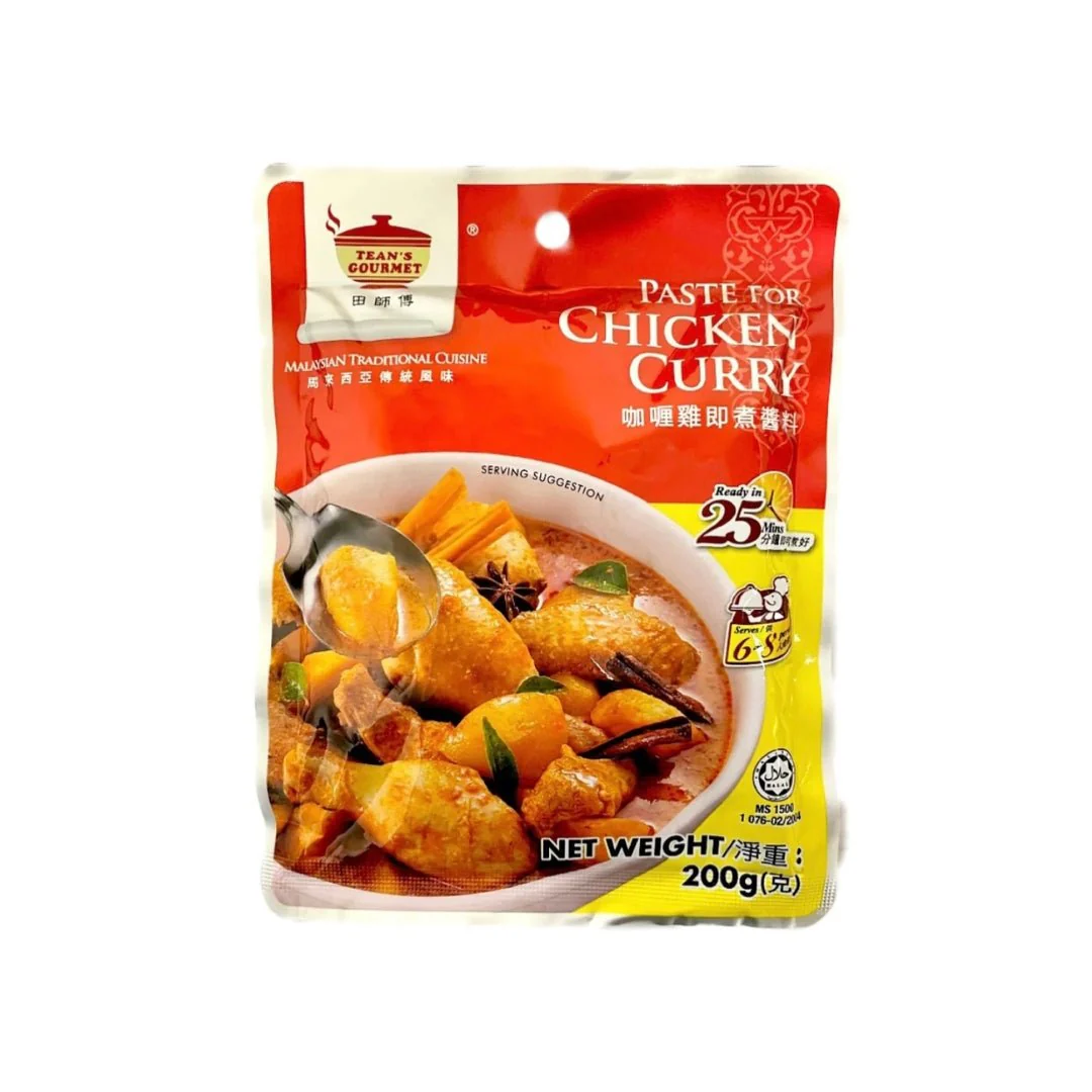 Tean’s Gourmet Curry Chicken Paste 200g (Gia Vi Nau Cari Ga)