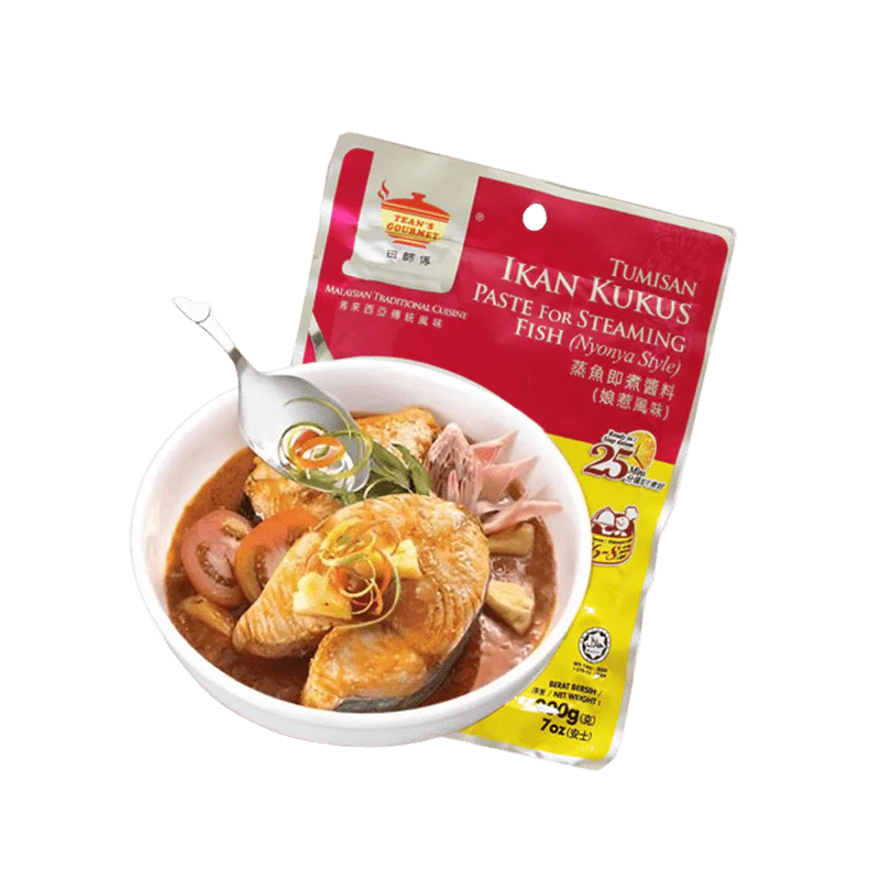 Tean's Gourmet Paste For Steam Fish 200g (Sot Hap Ca) - Image 3