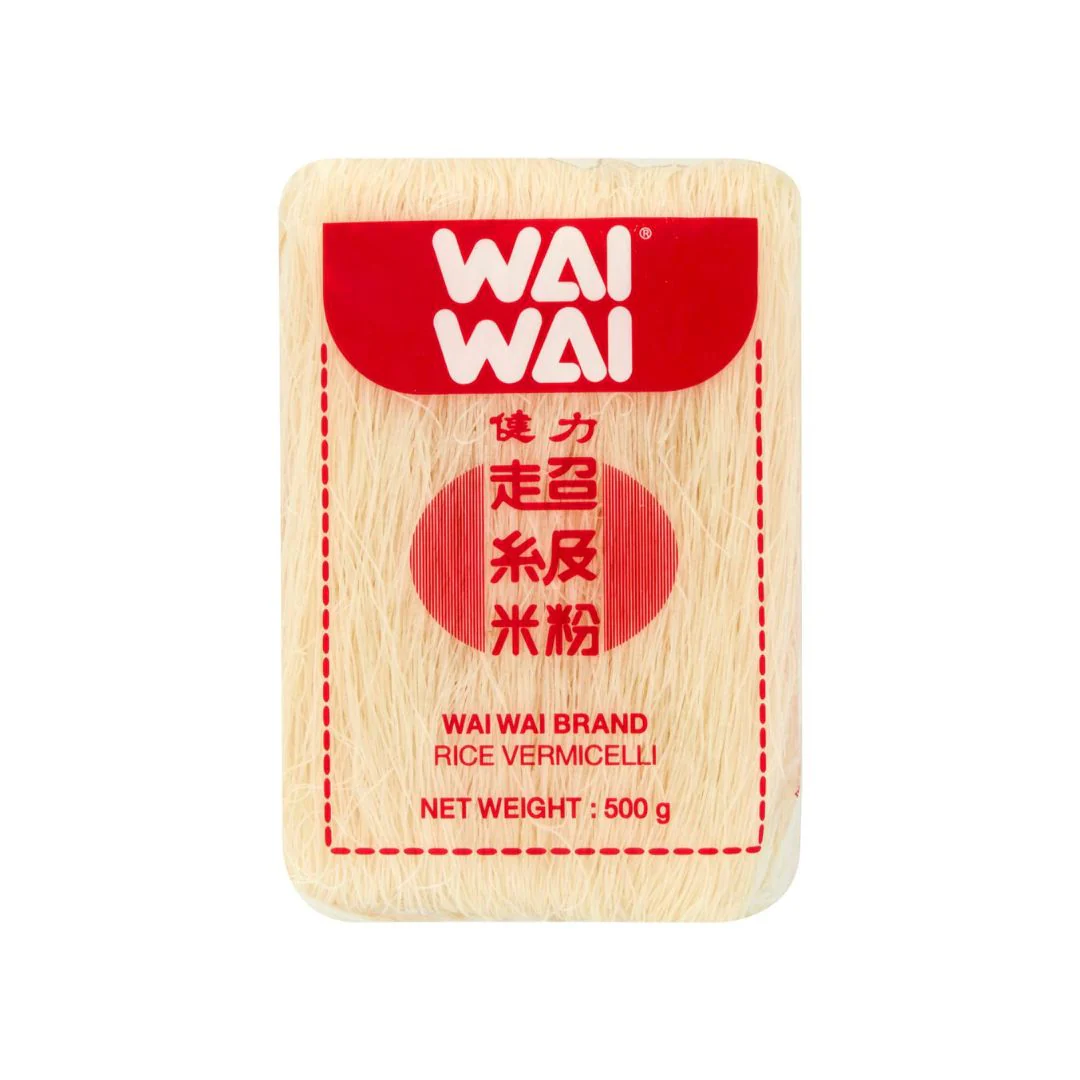 Wai Wai Rice Vermicelli 500g (Bun Gao)